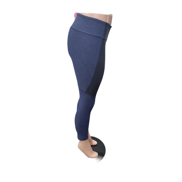 NEW Outdoor Voices Spring 7/8 Color Block Athletic Leggings Black Blue‎ Size S - Picture 11 of 14